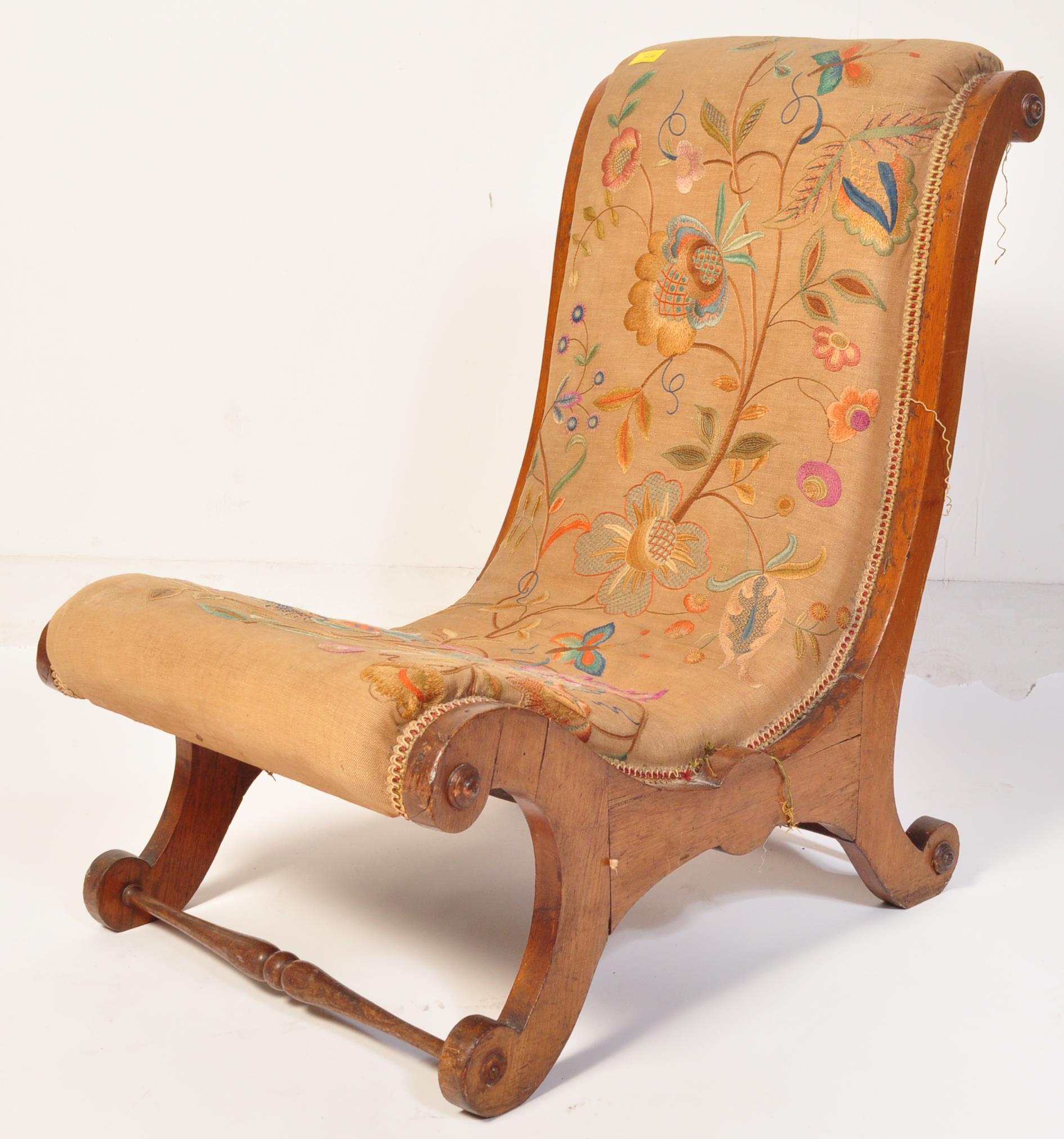 19TH CENTURY VICTORIAN AESTHETIC PERIOD NURSING CHAIR