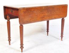 19TH CENTURY VICTORIAN MAHOGANY PEMBROKE TABLE
