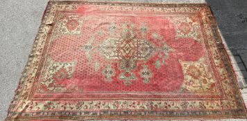 LARGE VINTAGE 20TH CENTURY PERSIAN ISLAMIC RUG CARPET