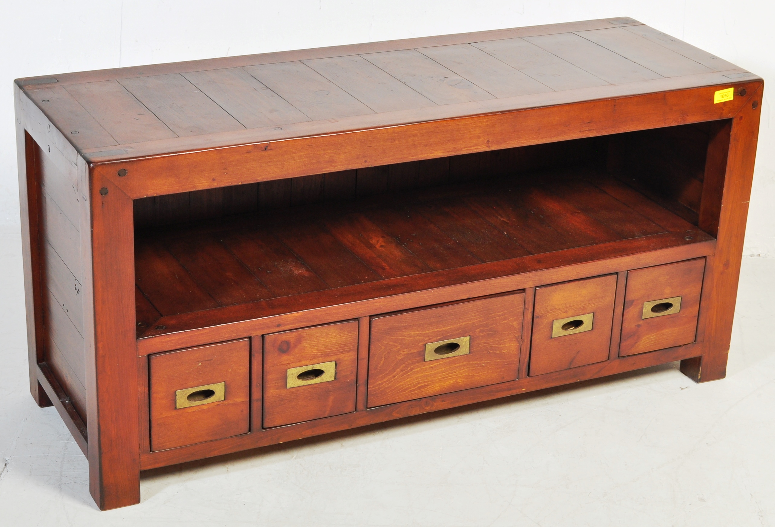 20TH CENTURY EXOTIC HARDWOOD SIDEBOARD CREDENZA - Image 2 of 8