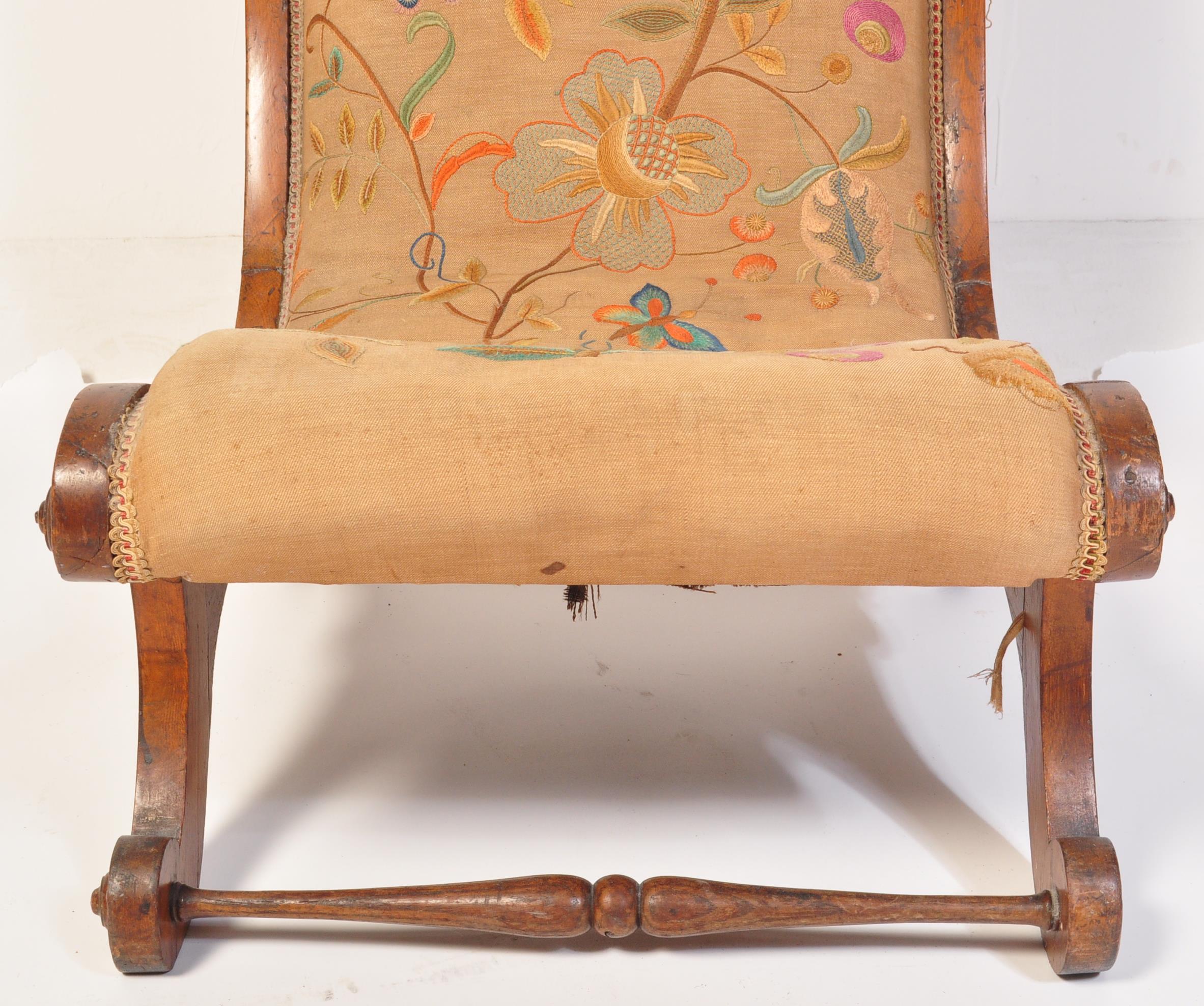 19TH CENTURY VICTORIAN AESTHETIC PERIOD NURSING CHAIR - Image 5 of 9