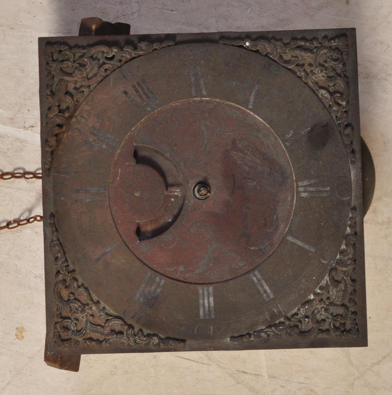 18TH CENTURY BRASS LONG CASE CLOCK MOVEMENT