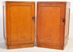 PAIR OF 20TH CENTURY MILITARY STYLE CABINETS