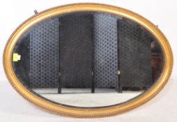 REGENCY REVIVAL 20TH CENTURY GILT WALL MIRROR