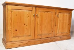 20TH CENTURY COUNTRY PINE KITCHEN DRESSER BASE