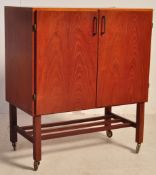 RETRO VINTAGE MID 20TH CENTURY TEAK RECORD CABINET