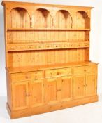 20TH CENTURY WELSH PINE COUNTRY DRESSER SIDEBOARD