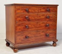 A 19TH CENTURY VICTORIAN CHEST OF DRAWERS