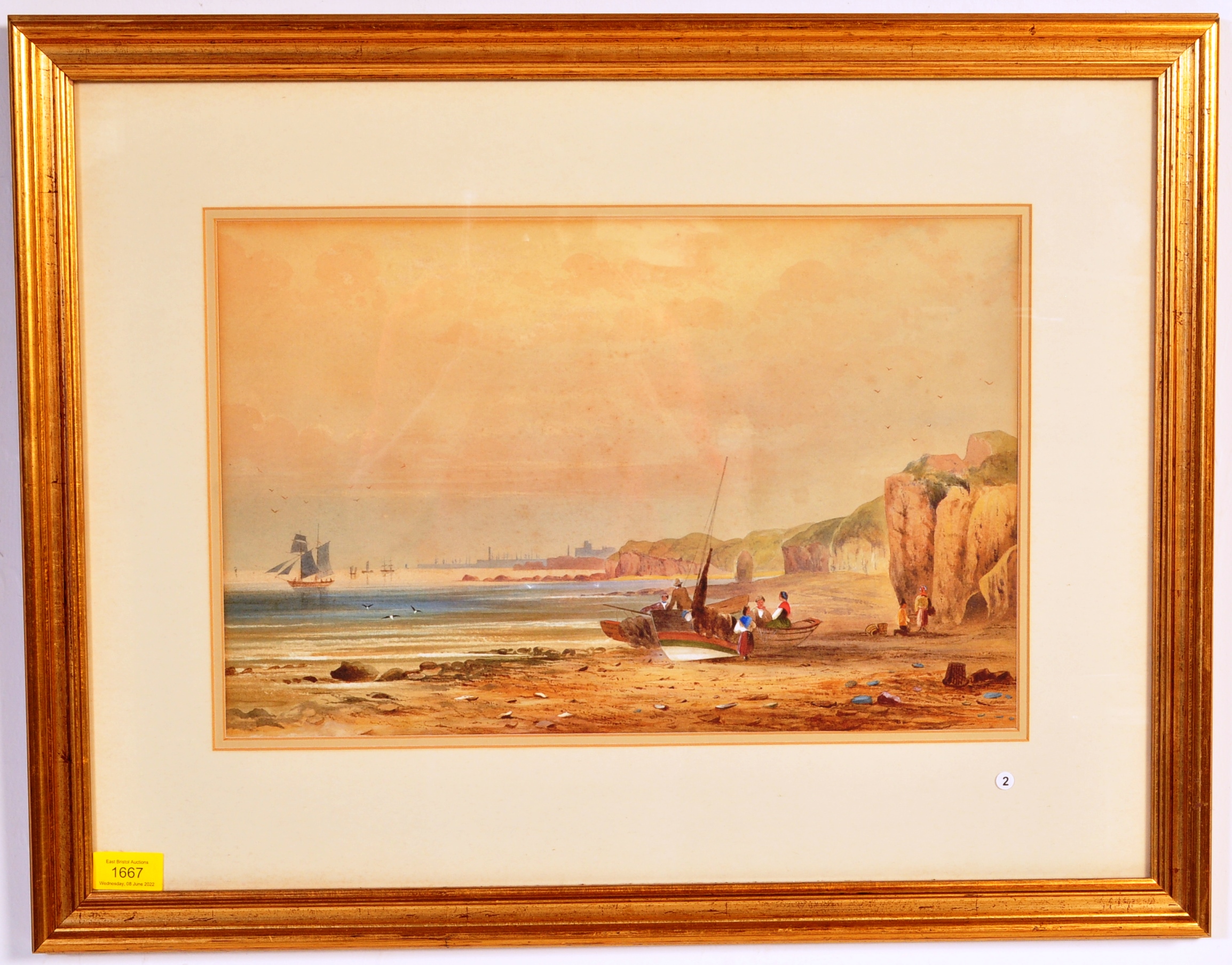 20TH CENTURY WATERCOLOUR PAINTING ATTRIBUTED TO GEORGE HORTON - Image 2 of 8
