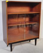 NATHAN 1970S MID CENTURY TEAK BOOKCASE CABINET