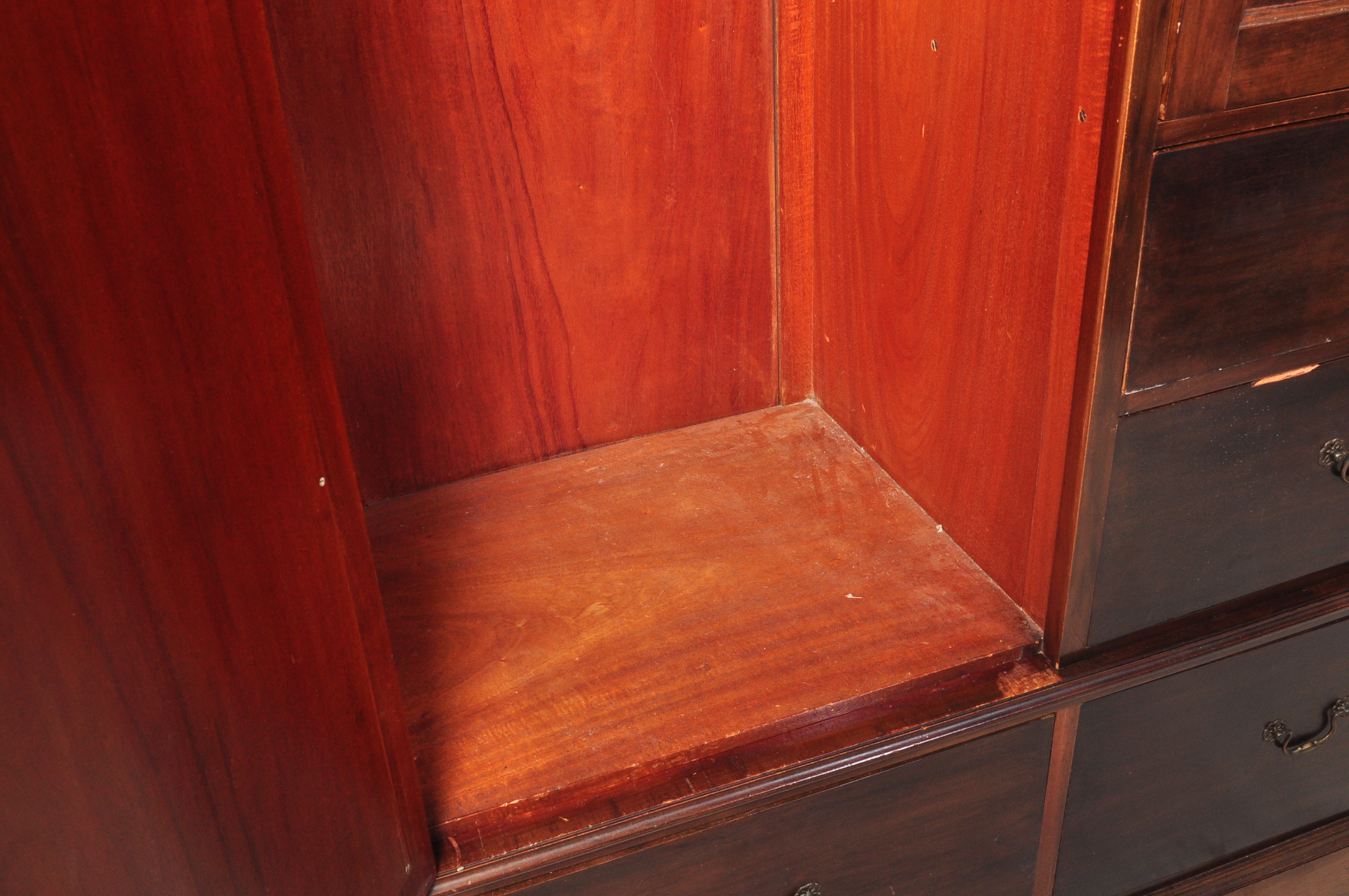 LATE VICTORIAN MAHOGANY GENTS COMPACTUM WARDROBE - Image 4 of 10