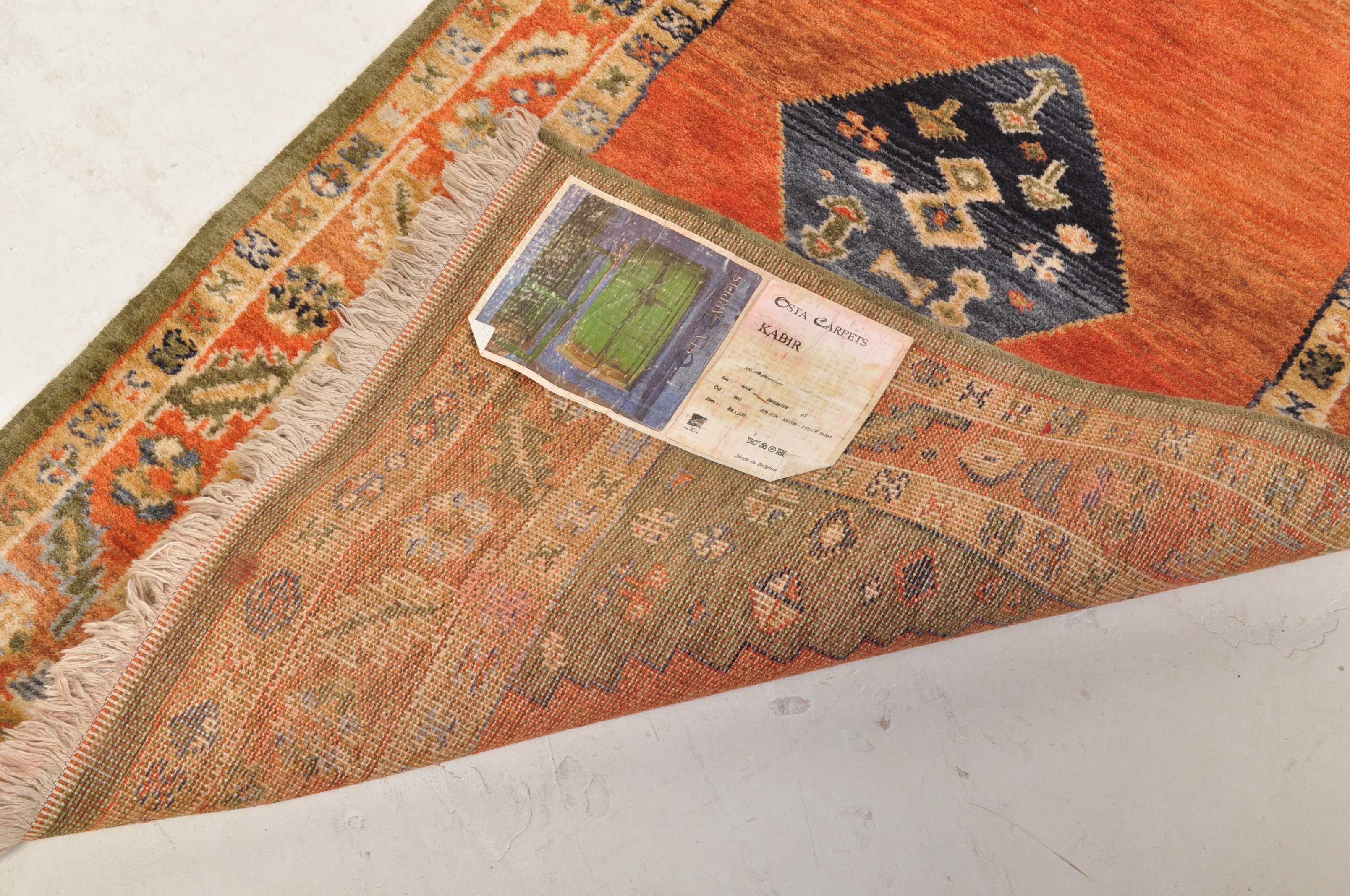 VINTAGE 20TH CENTURY PERSIAN ISLAMIC RUG CARPET - Image 5 of 5