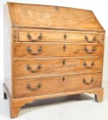 EARLY 29TH CENTURY GEORGE III MAHOGANY BUREAU