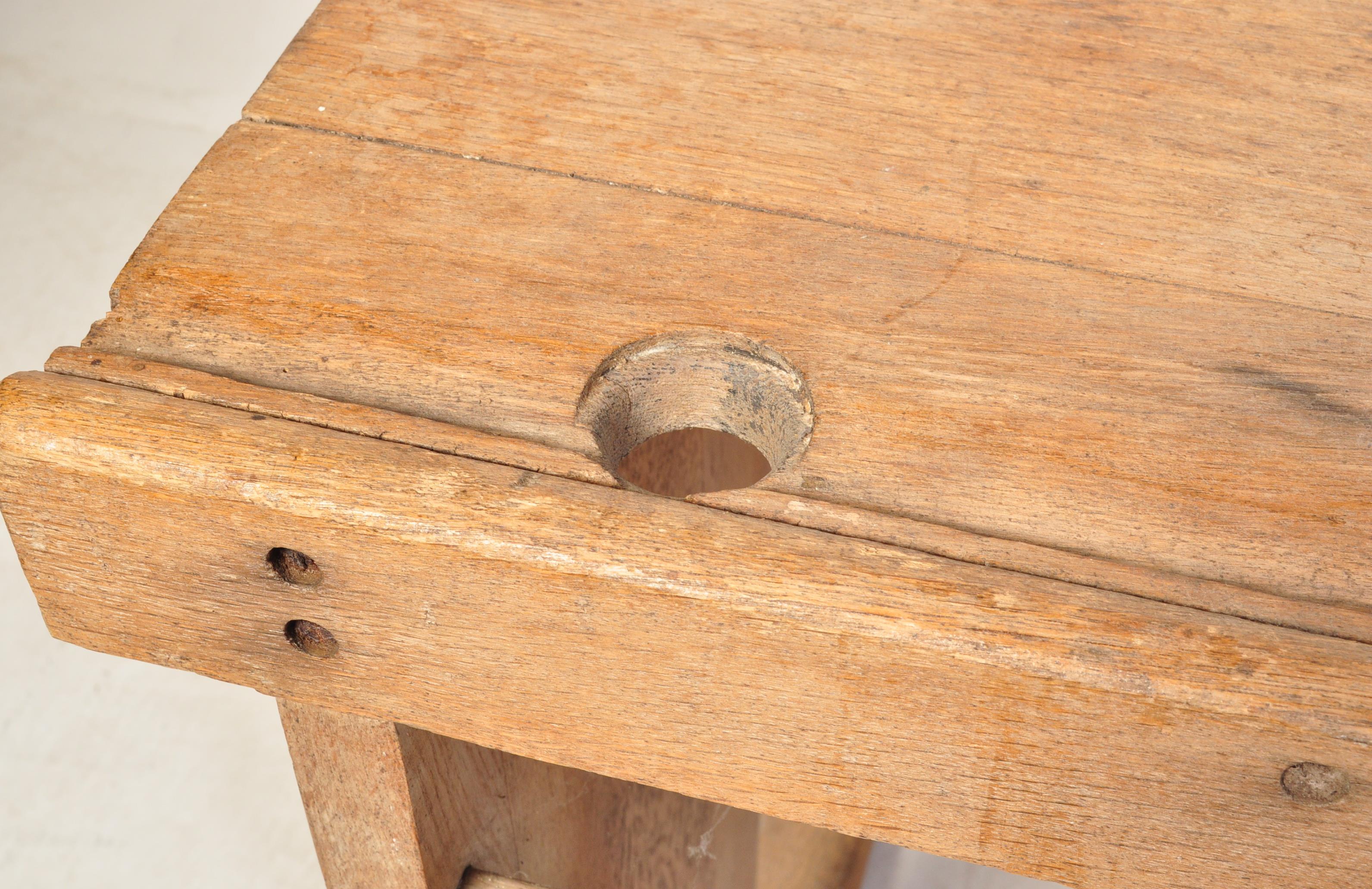 19TH CENTURY VICTORIAN PINE SCHOOL DESK - Image 10 of 10