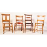 HARLEQUINS SET OF FOUR CHAPEL CHAIRS