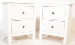 PAIR OF CONTEMPORARY IKEA BEDSIDE CABINETS