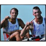 OLYMPIC ATHLETES - STEVE REDGRAVE & MATTHEW PINCENT - SIGNED PHOTO