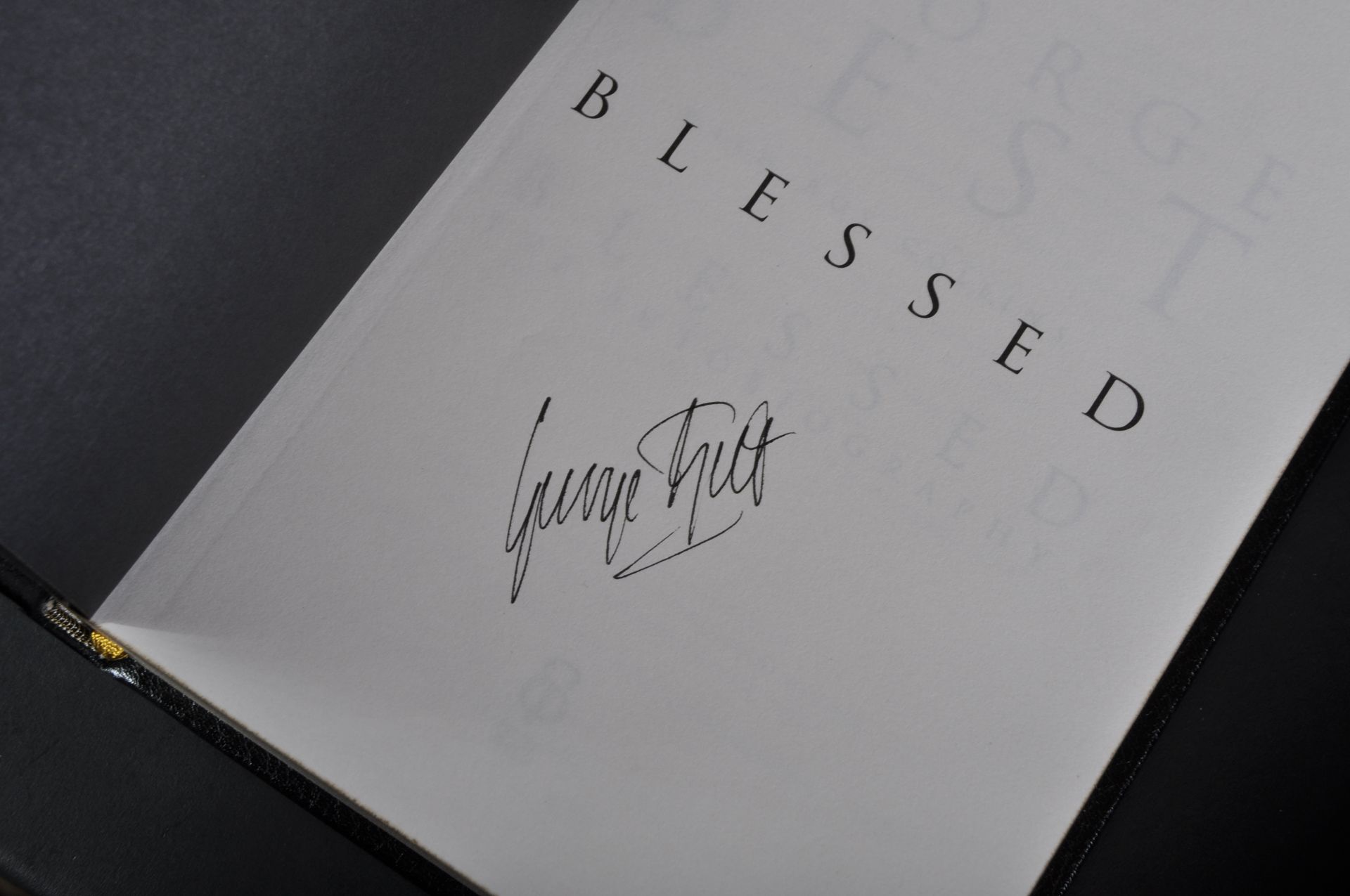 GEORGE BEST (1946-2005) - LIMITED EDITION AUTOGRAPHED 'BLESSED' - Image 5 of 5