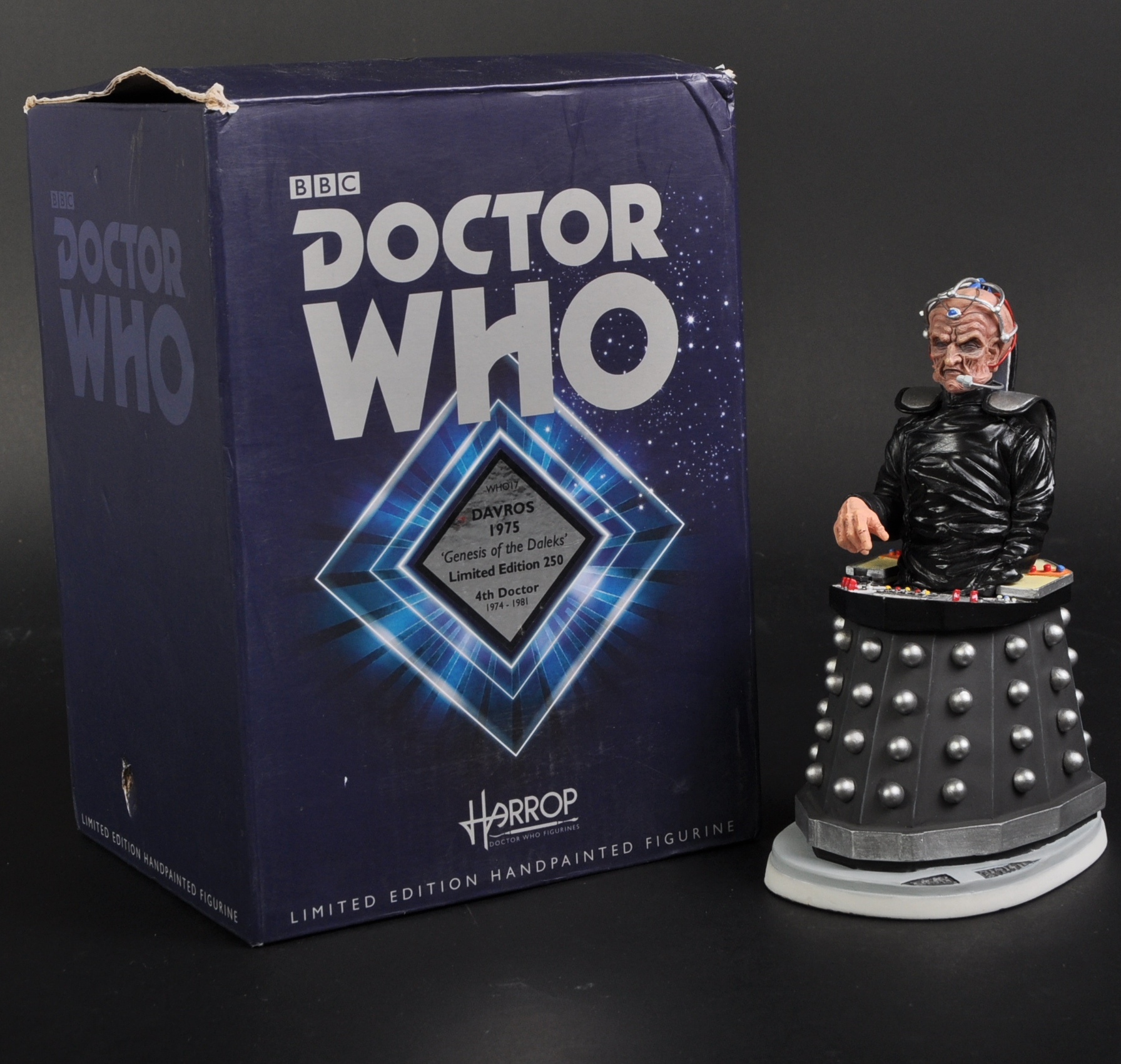 DOCTOR WHO - ROBERT HARROP - LTD ED HAND PAINTED FIGURINE