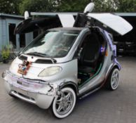 BACK TO THE FUTURE - TIME MACHINE SMART CAR DRIVEABLE PROP