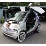 BACK TO THE FUTURE - TIME MACHINE SMART CAR DRIVEABLE PROP