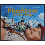 PHANTOM OF THE OPEN (2021) - CAST SIGNED PHOTO - AFTAL