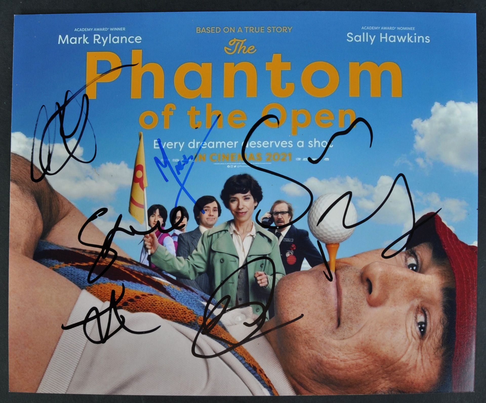 PHANTOM OF THE OPEN (2021) - CAST SIGNED PHOTO - AFTAL