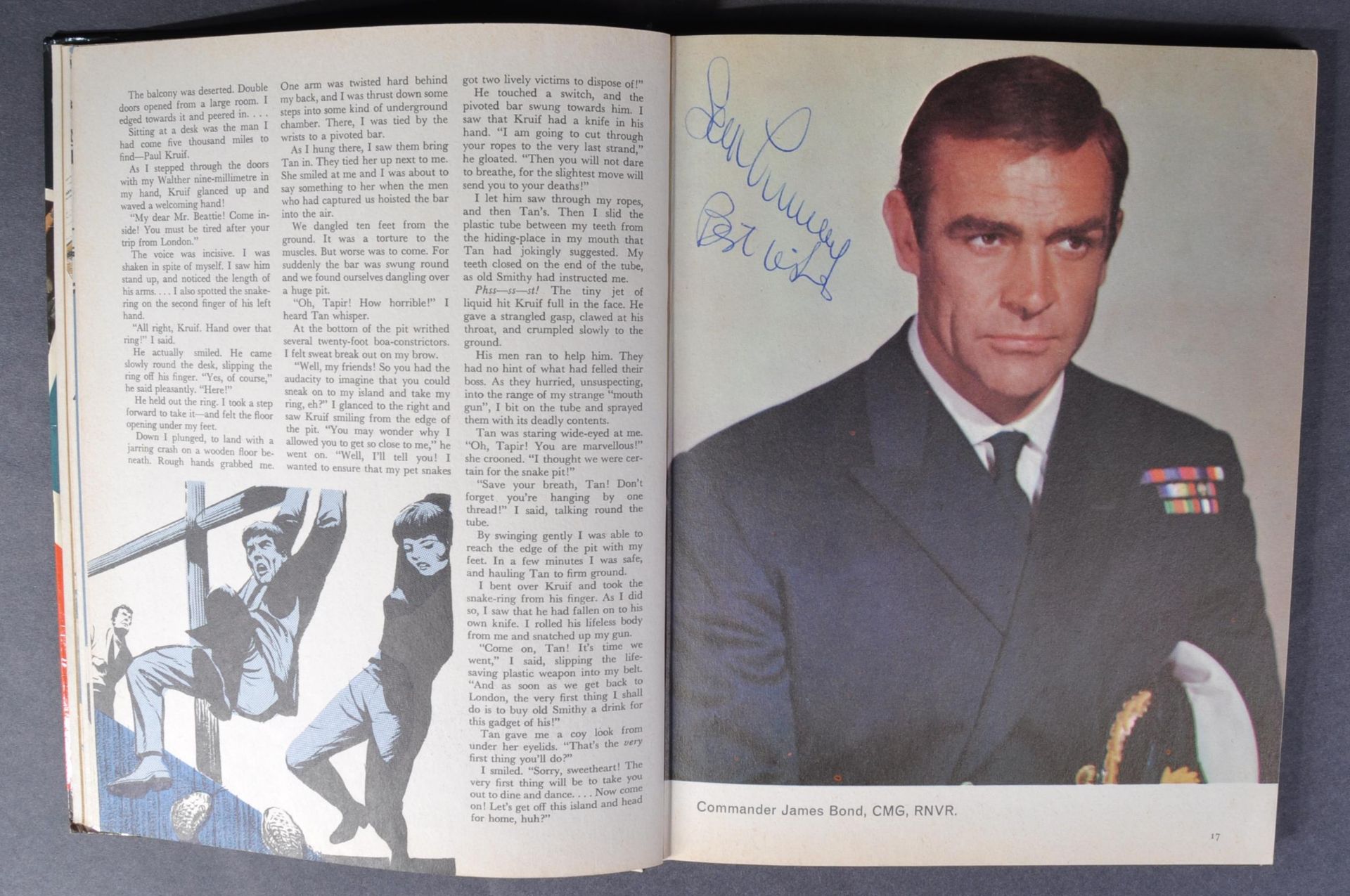 JAMES BOND - SEAN CONNERY (1930-2020) - SIGNED VINTAGE BOND ANNUAL - Bild 3 aus 9