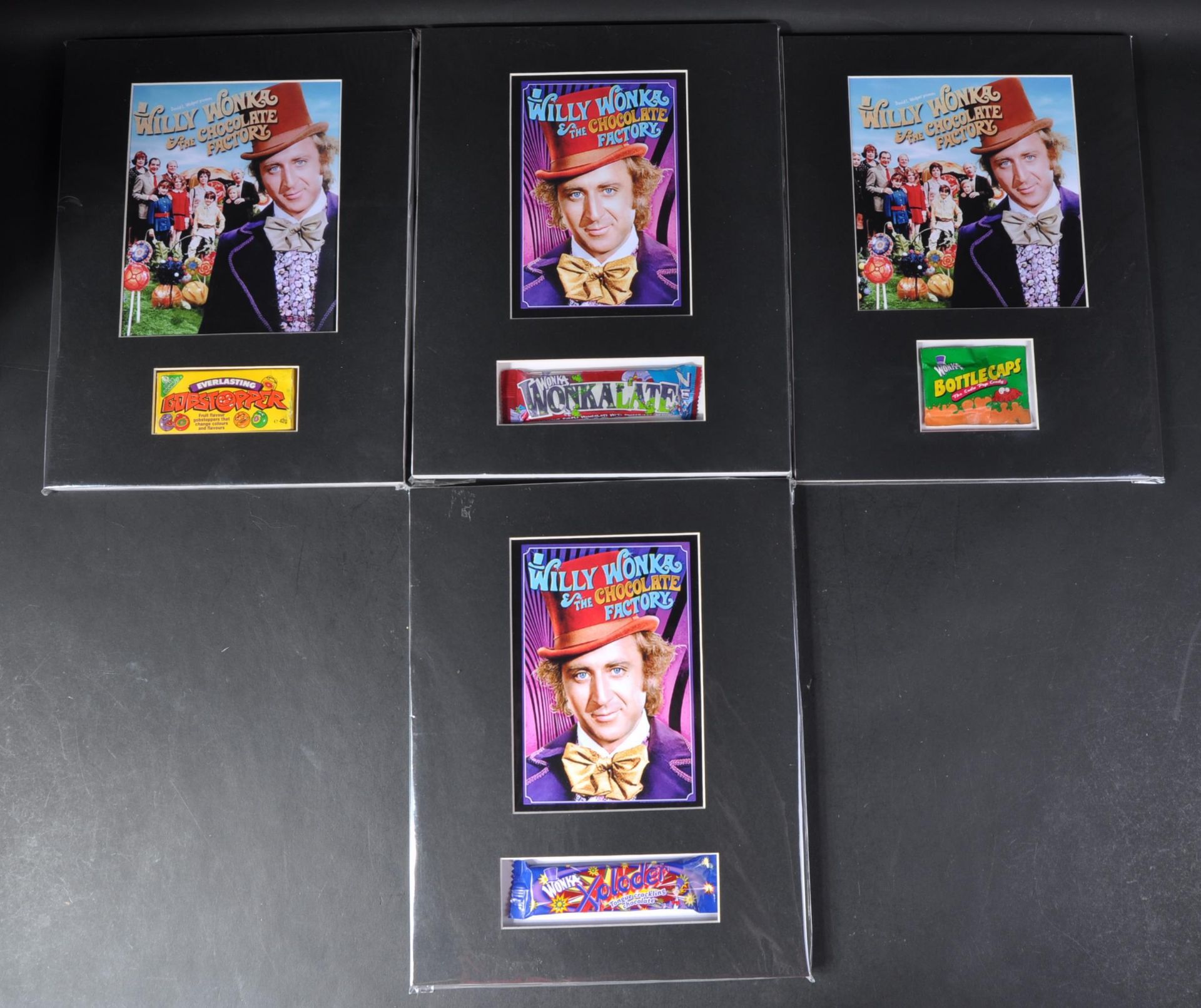 WILLY WONKA & THE CHOCOLATE FACTORY - MOUNTED DISPLAYS