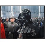 STAR WARS - DAVE PROWSE - SIGNED 16X12" PHOTOGRAPH - AFTAL