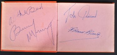 AUTOGRAPHS - SIGNATURES OBTAINED FROM BRISTOL HIPPODROME