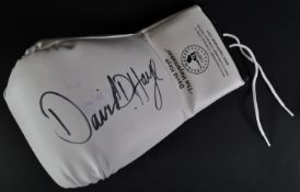 DAVID HAYE - BOXER - AUTOGRAPHED BOXING GLOVE