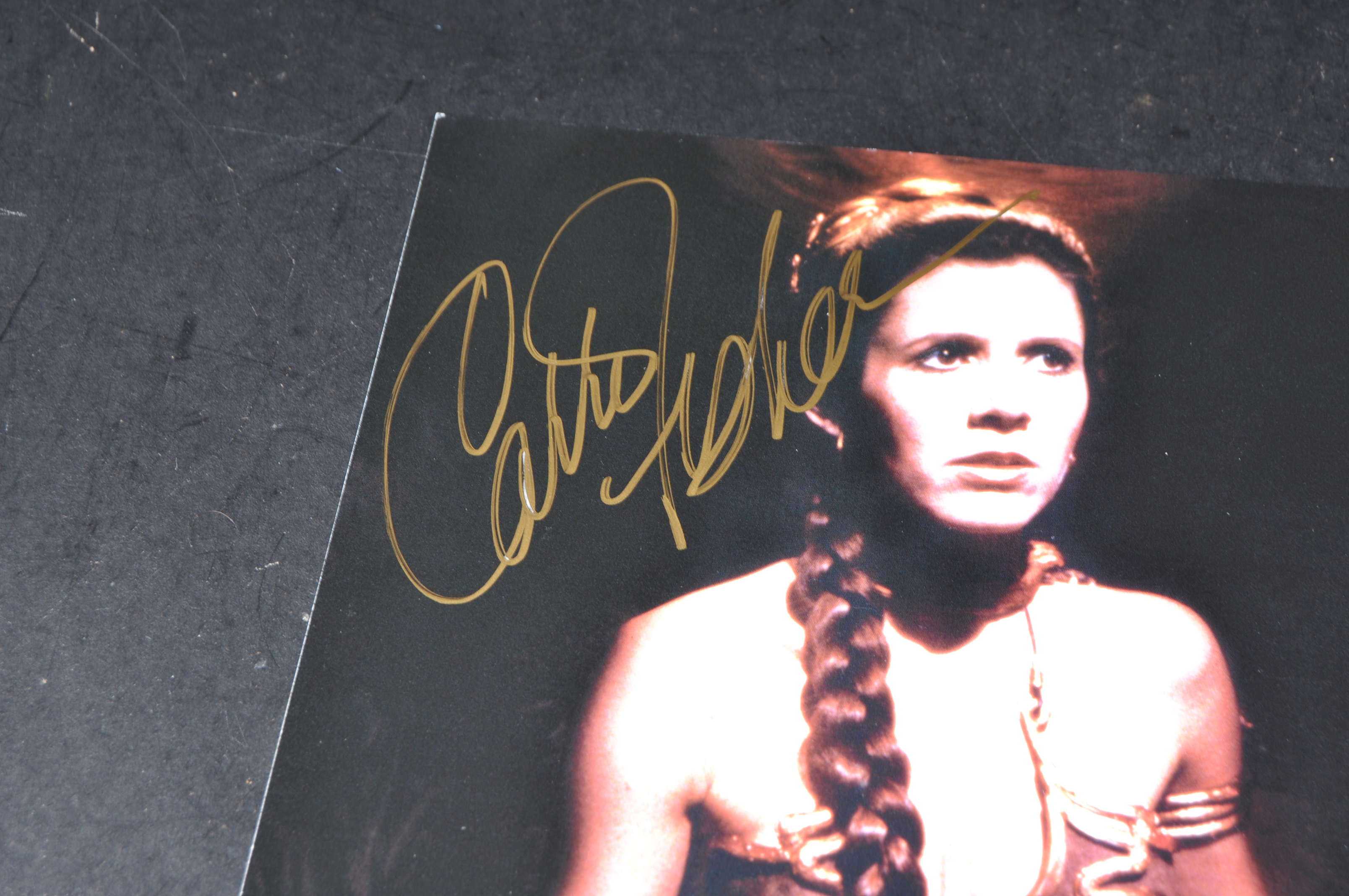 CARRIE FISHER (1956-2016) - STAR WARS - AUTOGRAPHED 8X10" PHOTO - Image 2 of 2