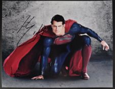 HENRY CAVILL - SUPERMAN MAN OF STEEL - SIGNED 8X10 - AFTAL