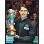 RONNIE O'SULLIVAN - SNOOKER - AUTOGRAPHED 16X12" PHOTO - AFTAL