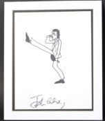 JOHN CLEESE - MONTY PYTHON - HAND DRAWN ARTWORK SKETCH