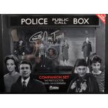 DOCTOR WHO - FIRST DOCTOR - DUAL SIGNED FIGURE SET