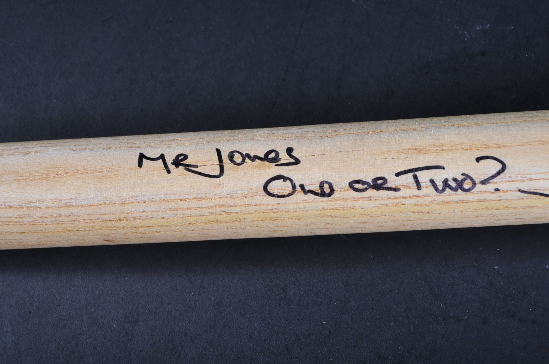 THE TWO RONNIES - JOHN OWENS - SIGNED FORK HANDLE - Image 2 of 5