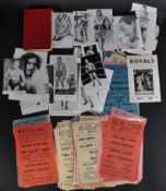 1960S WRESTLING - LARGE COLLECTION OF AUTOGRAPHS