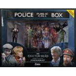 DOCTOR WHO - THIRD DOCTOR - DOUBLE SIGNED ACTION FIGURE SET