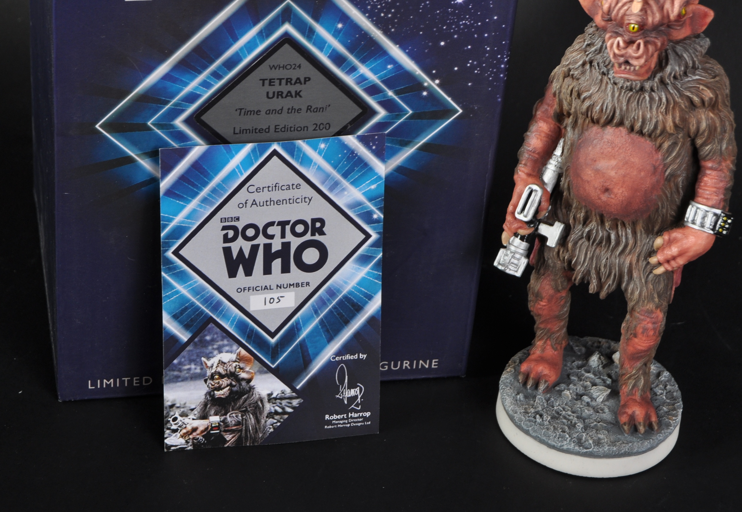 DOCTOR WHO - ROBERT HARROP - LTD ED HAND PAINTED FIGURINE - Image 2 of 7