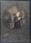 LORD OF THE RINGS - IAN HOLM SIGNED LITHOGRAPHIC ART PRINT