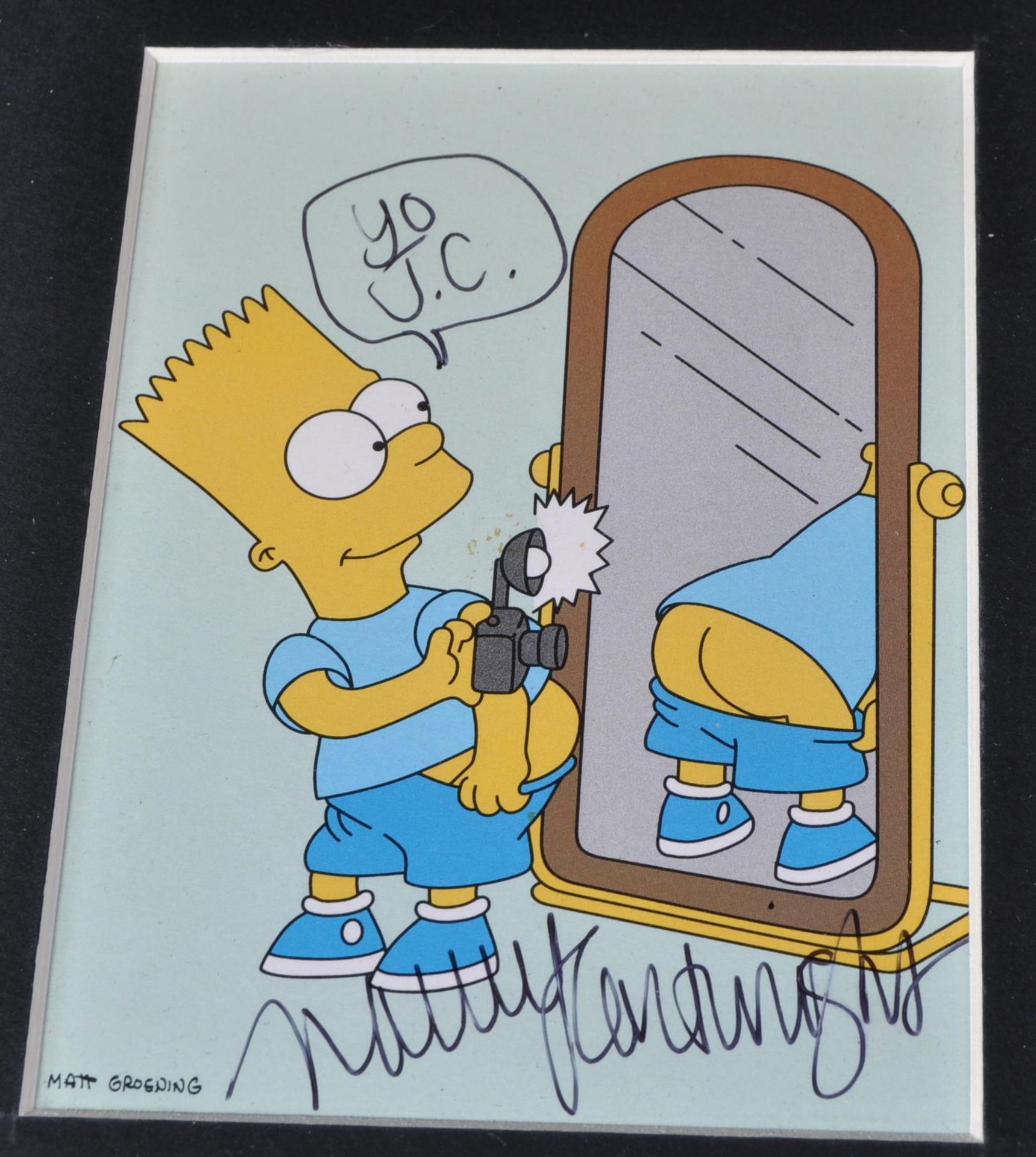 THE SIMPSONS - NANCY CARTWRIGHT - AUTOGRAPHED POSTCARD - Image 2 of 3