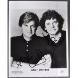 THE EVERLY BROTHERS - AUTOGRAPHED 8X10" PROMO PHOTO