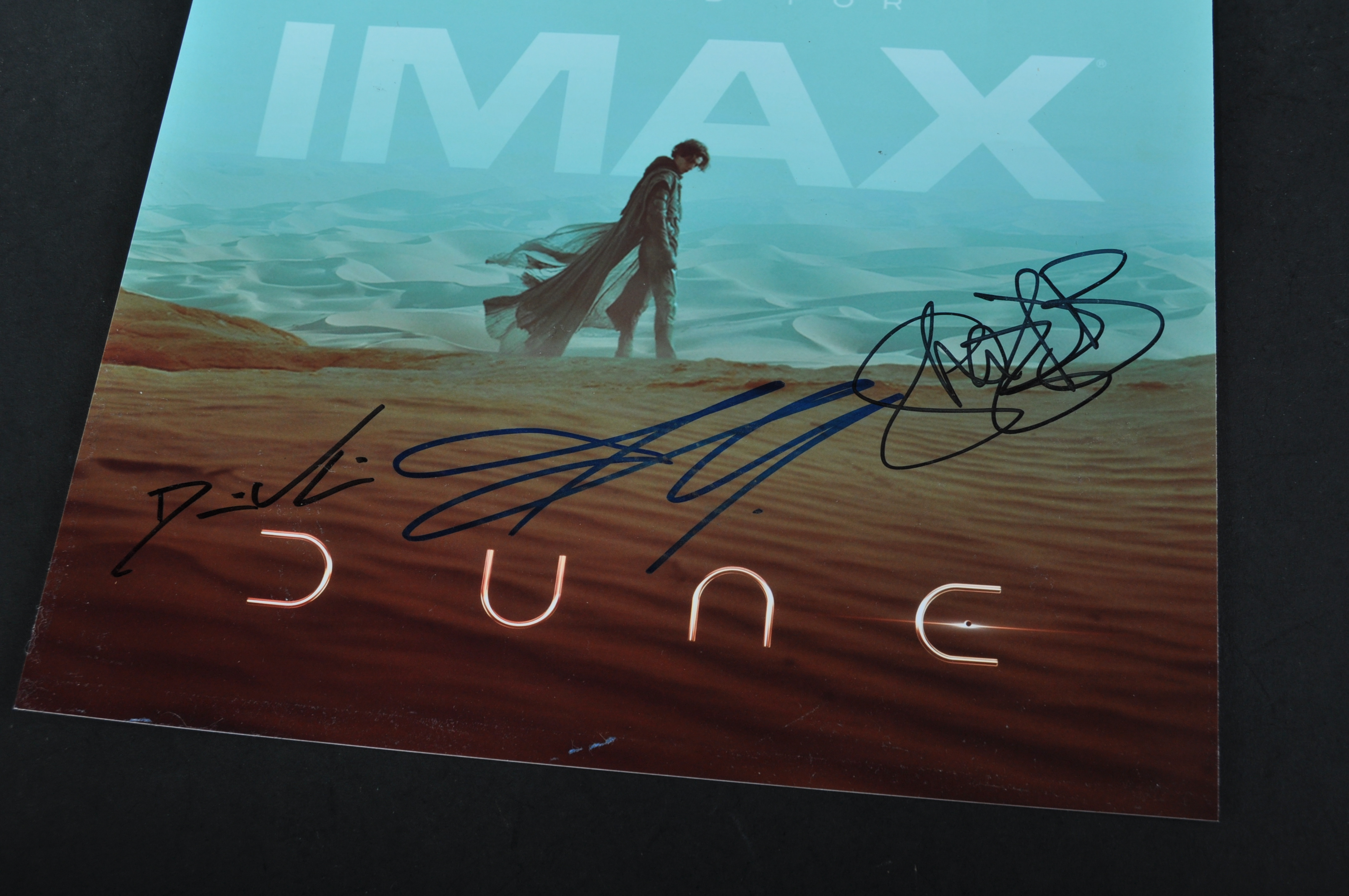 DUNE (2021) - TRIPLE AUTOGRAPHED 11X14" POSTER - Image 2 of 2