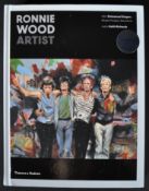THE ROLLING STONES - RONNIE WOOD - AUTOGRAPHED BOOK