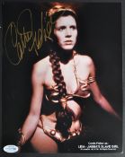 CARRIE FISHER (1956-2016) - STAR WARS - AUTOGRAPHED 8X10" PHOTO