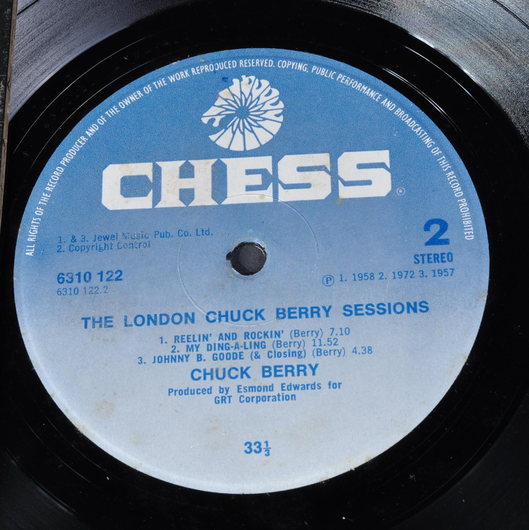 CHUCK BERRY - THE LONDON SESSIONS - AUTOGRAPHED LP - Image 2 of 4