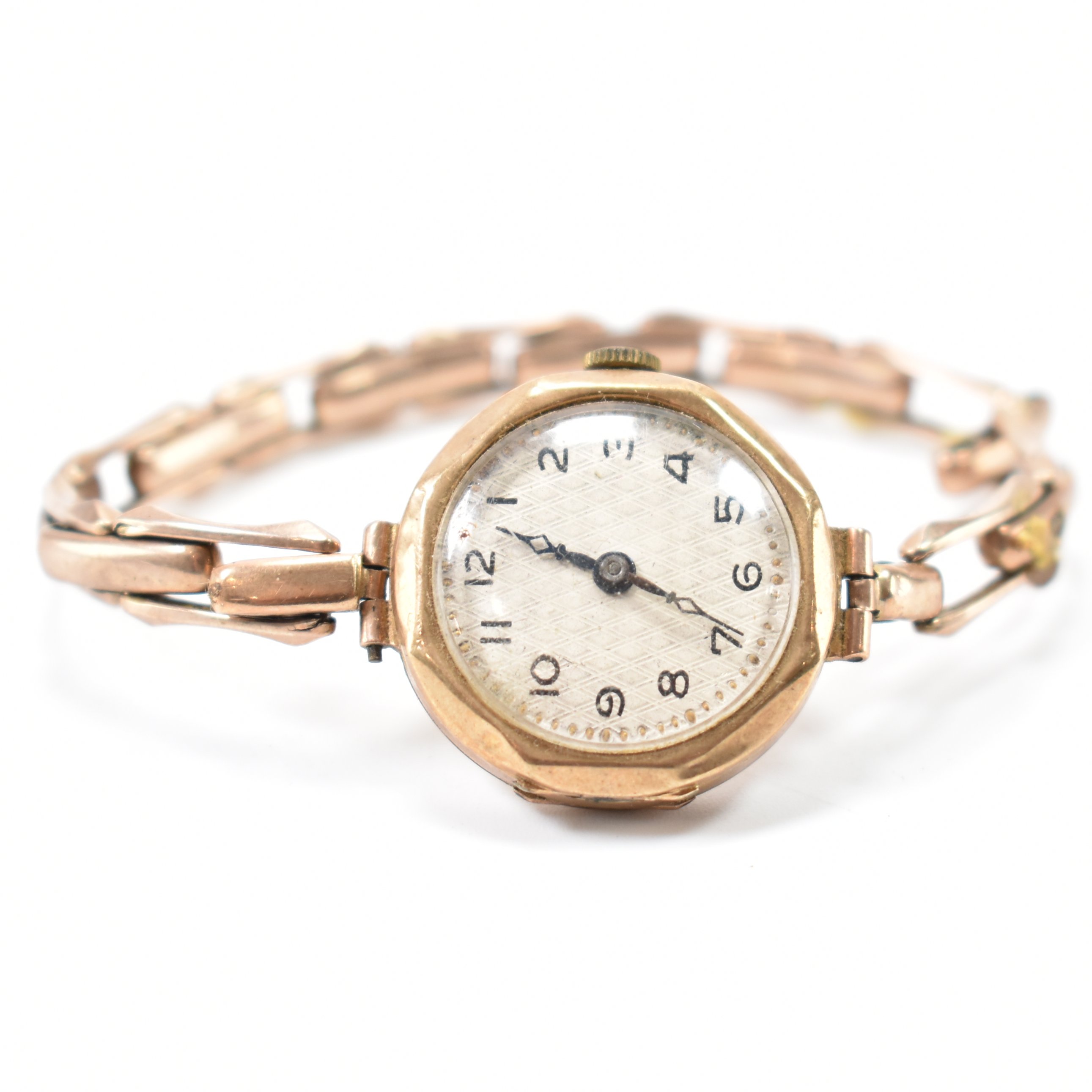 ANTIQUE 9CT GOLD WRISTWATCH