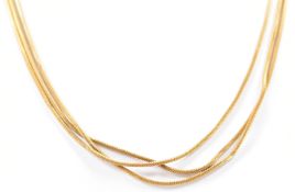 EARLY 20TH CENTURY GOLD NECKLACE CHAIN